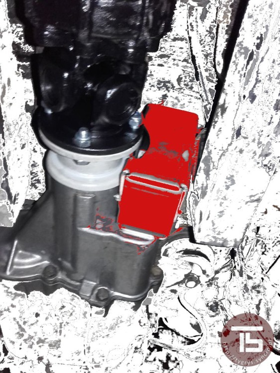 Diff Lock Vacuum / actuator Unit Bracket for VW Bus/Vanagon (Front/Rear) 094-301-142SS / 301 094 142 C + COVER.jpg